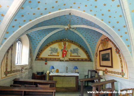 chapelle du Château du Donjon château construit en 1582 par Aimé de Gerbaix seigneur de Sonnaz en faveur de Charles de la Rochette
